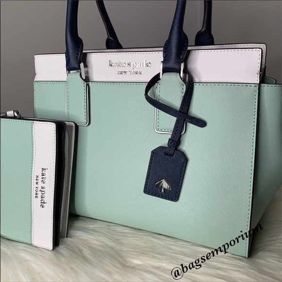 Kate Spade Leather Satchel Crossbody / Wallet Set - Picture 5 of 14